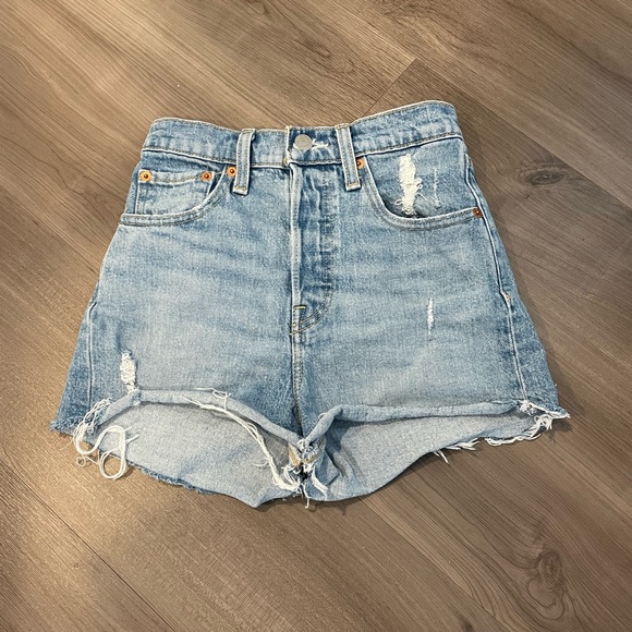 Levi's Pants - Blue Levi Jean shorts